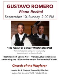 Piano Recital Gustavo Romero Piano Recital Gustavo Romero